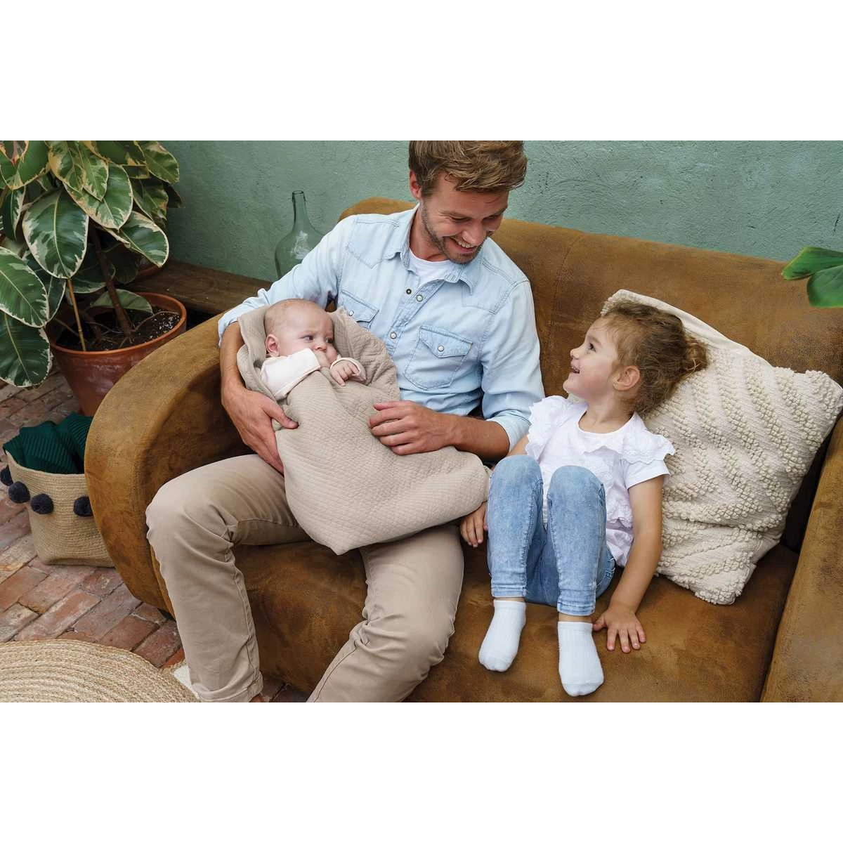 Doomoo Dream Tetra Jersey Sand 75 X 100 Cm Wiegdeken DS83 5 Doomoo Dream Tetra Jersey Sand 75 X 100 Cm Wiegdeken DS83 - Afbeelding 3