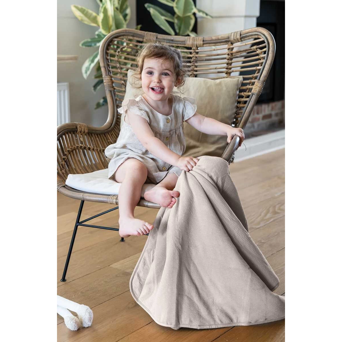 Doomoo Dream Tetra Jersey Sand 75 X 100 Cm Wiegdeken DS83 4 Doomoo Dream Tetra Jersey Sand 75 X 100 Cm Wiegdeken DS83 - Afbeelding 2