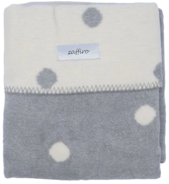 Zaffiro Ecru & Grijs Gestipt 100 X 150 Cm Ledikantdeken 15250 4 Zaffiro Ecru & Grijs Gestipt 100 X 150 Cm Ledikantdeken 15250 - Afbeelding 2