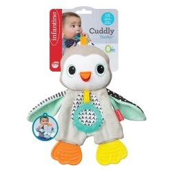 Infantino Cuddly Pinguin Bijtspeeltje BK-316329 -Kinderkraft Winkel infantino cuddly pinguin bijtspeeltje bk 316329