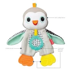 Infantino Cuddly Pinguin Bijtspeeltje BK-316329 -Kinderkraft Winkel infantino cuddly pinguin bijtspeeltje bk 316329 3