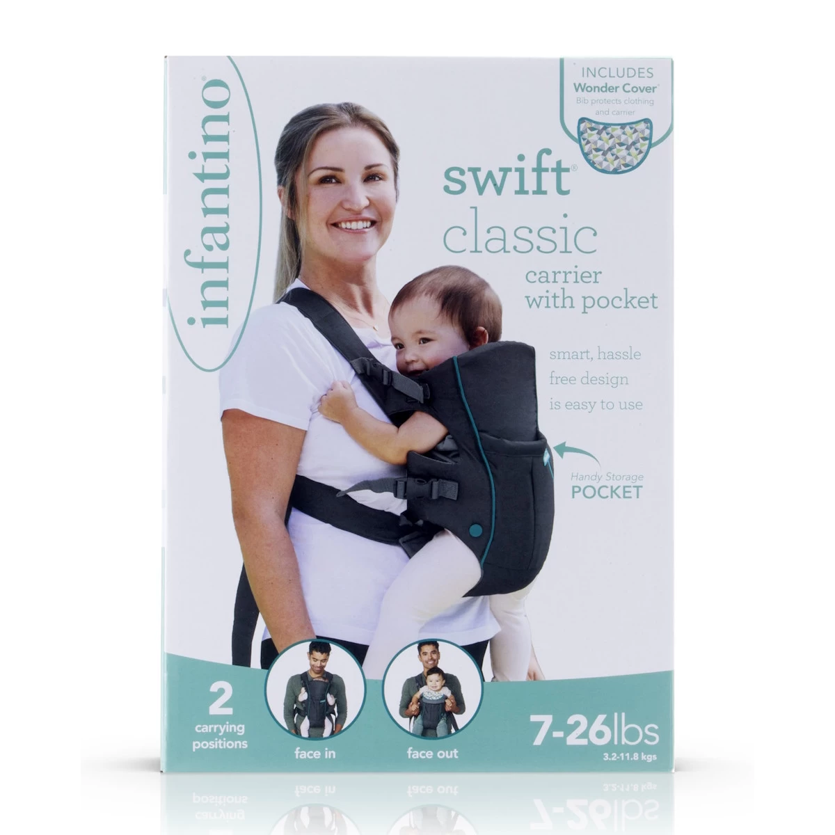 Infantino Swift Classic Grey Draagzak BK-300105 15 Infantino Swift Classic Grey Draagzak BK-300105 - Afbeelding 13