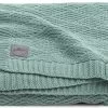 Jollein River Knit Ash Green 100x150 Cm Ledikantdeken 516-522-65285 -Kinderkraft Winkel jollein river knit ash green 75x100 cm wiegdeken 516 511 65285 1
