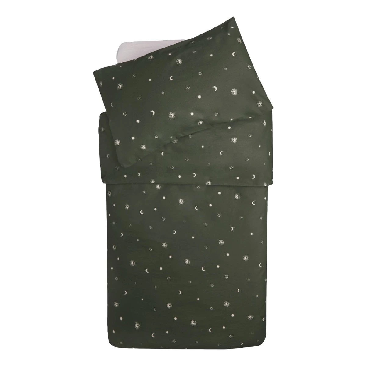 Jollein Stargaze Leaf Green Dekbedovertrek En Sloop 100 X 140 Cm 003-005-66091