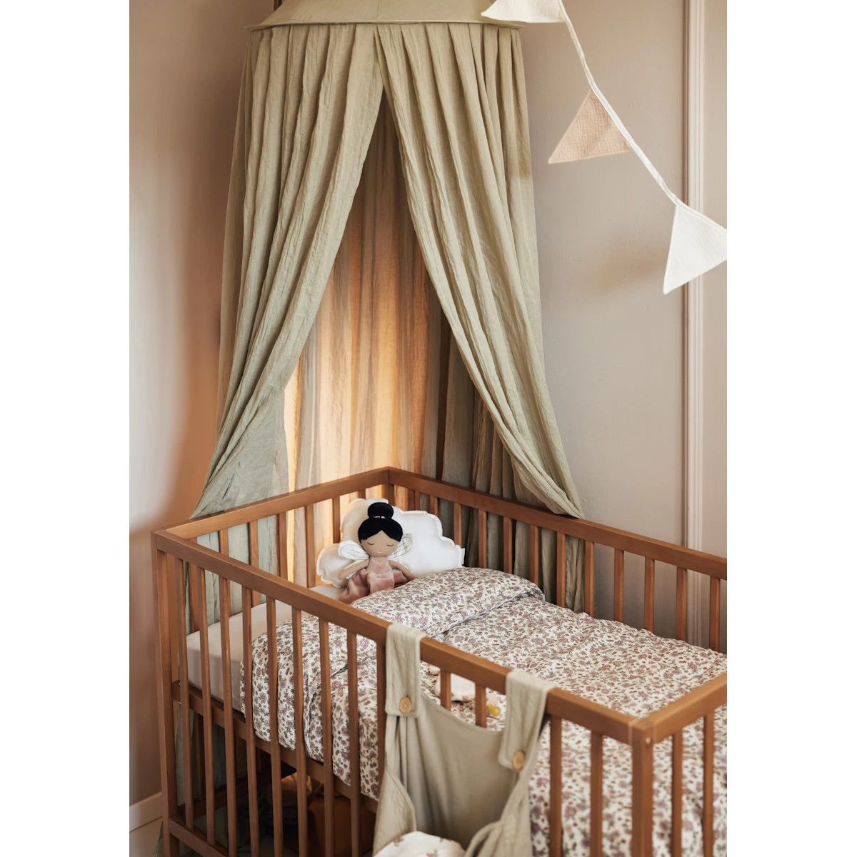 Jollein Vintage Olive Green 245 Cm Klamboe 002-005-67058 - Afbeelding 4