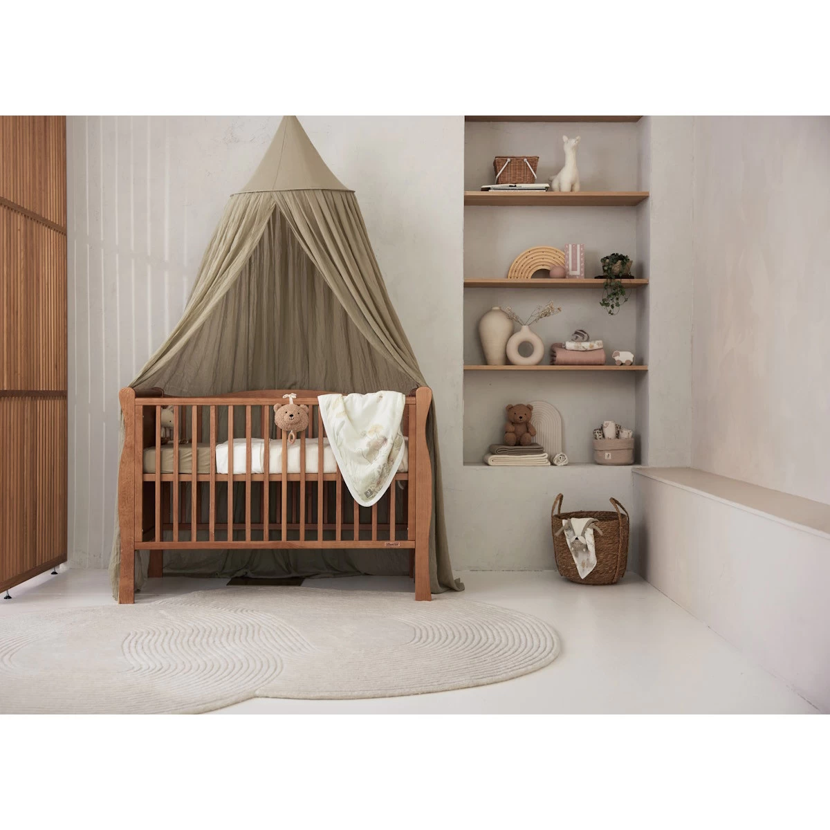 Jollein Vintage Olive Green 245 Cm Klamboe 002-005-67058 - Afbeelding 3