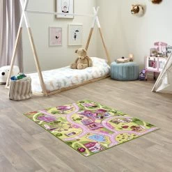 Kids Corner Farm Life/Sweet Town 95x113 Cm Omkeerbaar Vloerkleed En Speelmat 13 Kids Corner Farm Life/Sweet Town 95x113 Cm Omkeerbaar Vloerkleed En Speelmat -Kinderkraft Winkel kids corner farm lifesweet town 95x113 cm omkeerbaar vloerkleed en speelmat 6