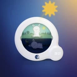 KidSleep Classic Essential Wit LED Slaaptrainer En Kinderwekker 0025 -Kinderkraft Winkel kidsleep classic essential wit led slaaptrainer en kinderwekker 0025 4