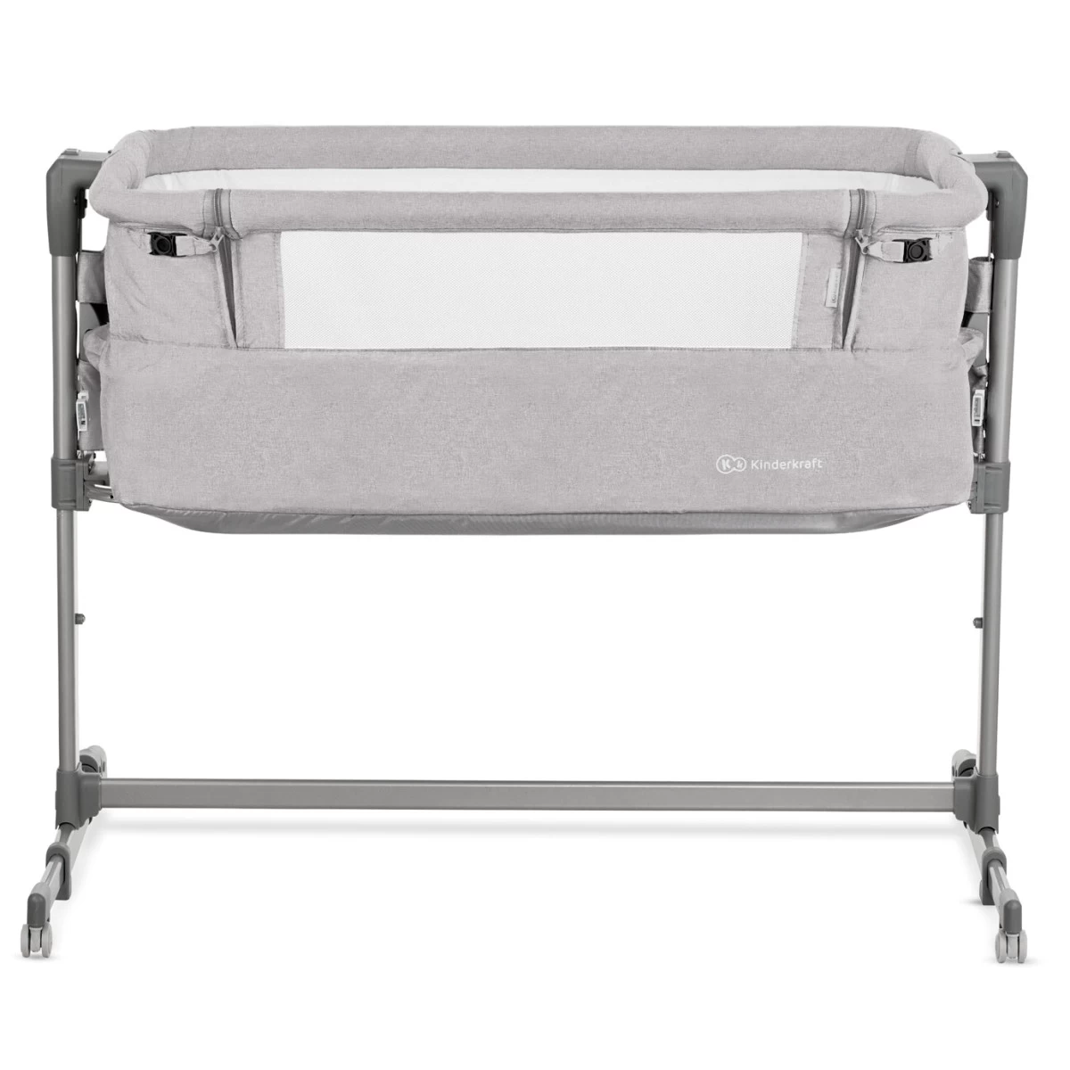 Kinderkraft Neste Up Grey Light Melange Wieg Aan Bed KKLNESTGRY000N 5 Kinderkraft Neste Up Grey Light Melange Wieg Aan Bed KKLNESTGRY000N - Afbeelding 3