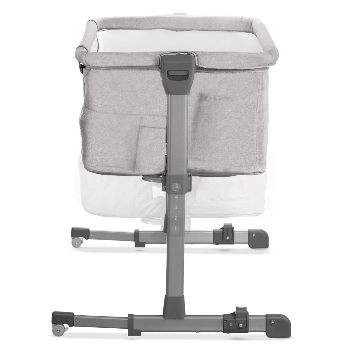 Kinderkraft Neste Up Grey Light Melange Wieg Aan Bed KKLNESTGRY000N 7 Kinderkraft Neste Up Grey Light Melange Wieg Aan Bed KKLNESTGRY000N - Afbeelding 5