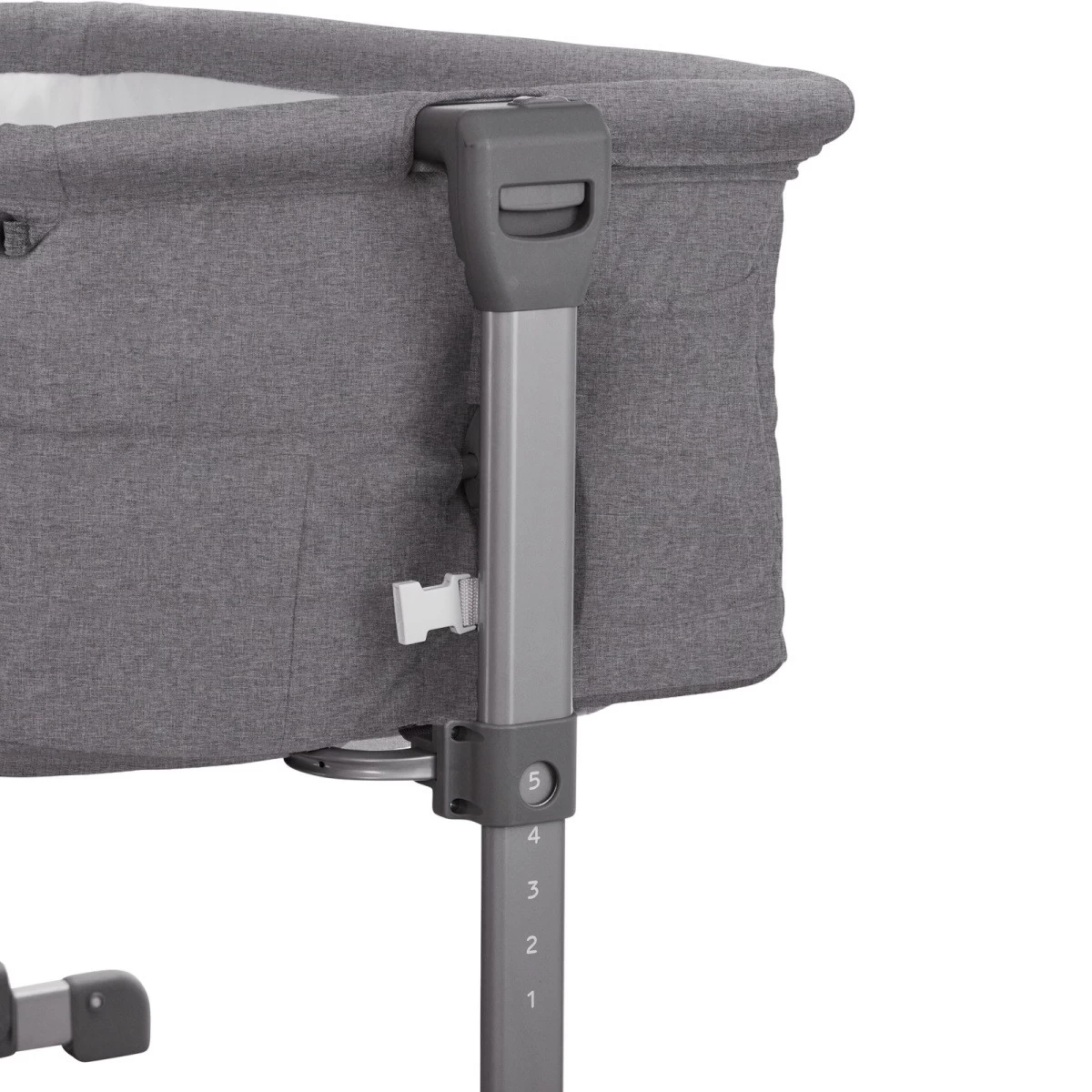 Kinderkraft Neste Up Grey Light Melange Wieg Aan Bed KKLNESTGRY000N 10 Kinderkraft Neste Up Grey Light Melange Wieg Aan Bed KKLNESTGRY000N - Afbeelding 8