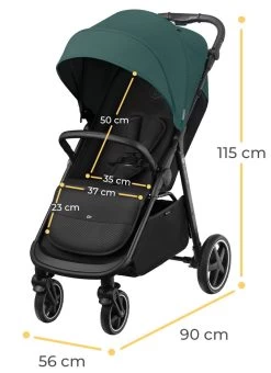 Kinderkraft Route Midnight Black Wandelwagen KSROUT00BLK0000 -Kinderkraft Winkel kinderkraft route emerald green wandelwagen ksrout00gre0000 9 2