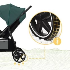 Kinderkraft Route Midnight Black Wandelwagen KSROUT00BLK0000 -Kinderkraft Winkel kinderkraft route wandelwagen 24 2