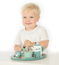 Label Label Groen Houten Theeservies Set LLWT-24814 -Kinderkraft Winkel label label groen houten theeservies set llwt 24814 3