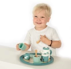 Label Label Groen Houten Theeservies Set LLWT-24814 -Kinderkraft Winkel label label groen houten theeservies set llwt 24814 4