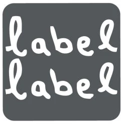 Label Label Lichtblauw Houten Tuimelring Piramide LLWT-25231 -Kinderkraft Winkel label label logo 71