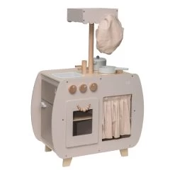 Kinderkraft Winkel 29 Label Label Nougat Houten Bistro Keuken LLWT-34765