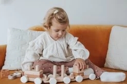 Label Label Nougat Houten Speelgoed Trein LLWT-34390 -Kinderkraft Winkel label label nougat houten speelgoed trein llwt 34390 4