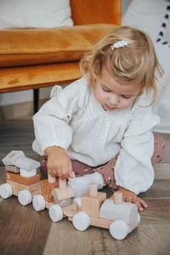 Label Label Nougat Houten Speelgoed Trein LLWT-34390 -Kinderkraft Winkel label label nougat houten speelgoed trein llwt 34390 5