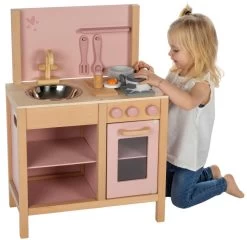 Label Label Roze Houten Keuken LLWT-25385 -Kinderkraft Winkel label label roze houten keuken llwt 25385 2