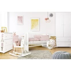 Ledikant Teuntje Wit 60x120 Cm -Kinderkraft Winkel ledikant teuntje wit 60x120 cm nieuw 2