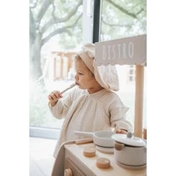 Label Label Nougat Houten Bistro Keuken LLWT-34765 -Kinderkraft Winkel llwt 34765 8720663934765 bistro nougat 06