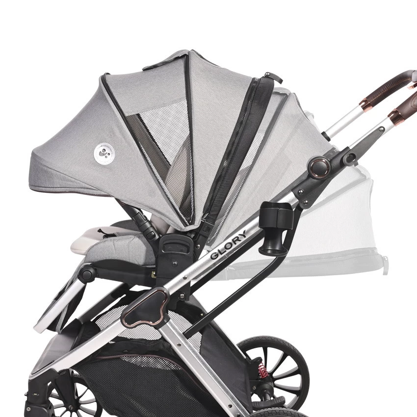 Lorelli Glory Grey 3-in-1 Combi Kinderwagen Incl. Autostoel 1002176-2302 15 Lorelli Glory Grey 3-in-1 Combi Kinderwagen Incl. Autostoel 1002176-2302 - Afbeelding 13