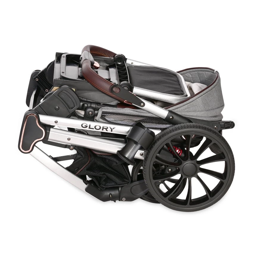 Lorelli Glory Grey 3-in-1 Combi Kinderwagen Incl. Autostoel 1002176-2302 22 Lorelli Glory Grey 3-in-1 Combi Kinderwagen Incl. Autostoel 1002176-2302 - Afbeelding 20