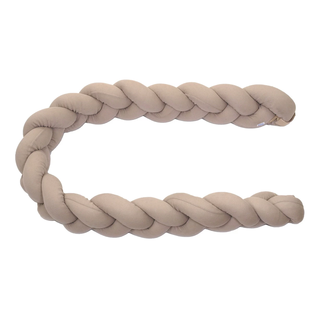 MamaLoes Amy Ajour Nougat 210 Cm Braided Bedbumper 84269 4 MamaLoes Amy Ajour Nougat 210 Cm Braided Bedbumper 84269 - Afbeelding 2