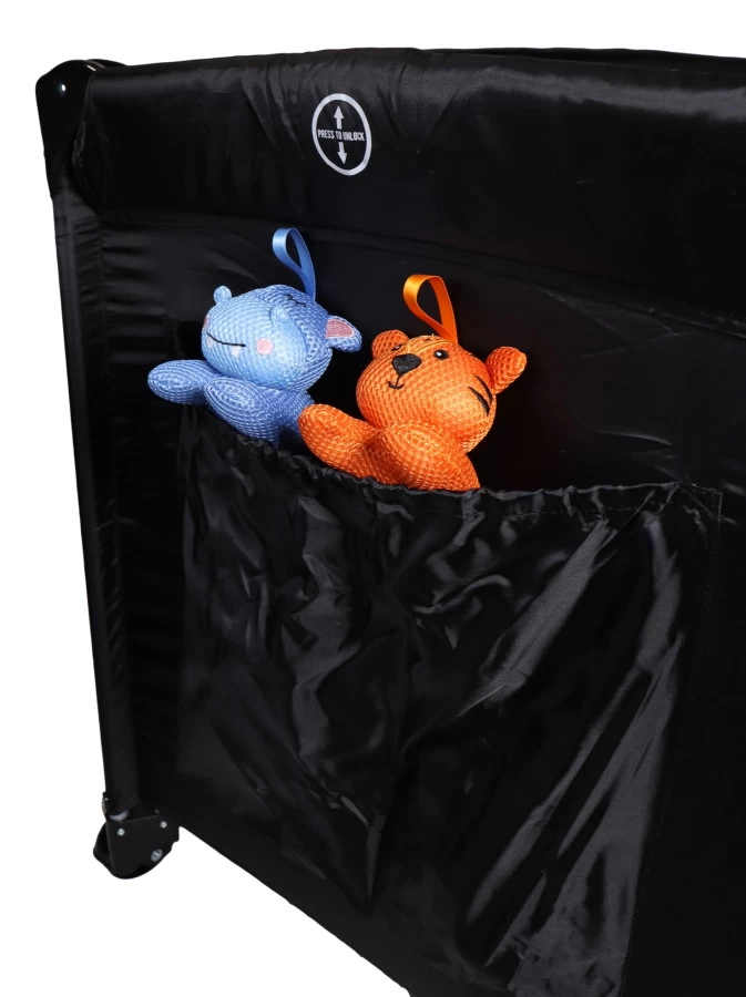 Ding Deluxe Black Campingbedje Incl. Bodemverhoger 13 Ding Deluxe Black Campingbedje Incl. Bodemverhoger - Afbeelding 11