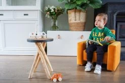 Ding Jamie Velvet Zwart Kinderfauteuil DI-34203 -Kinderkraft Winkel mamaloes ding jamie 02 5