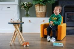 Ding Jamie Velvet Zwart Kinderfauteuil DI-34203 -Kinderkraft Winkel mamaloes ding jamie 04 5