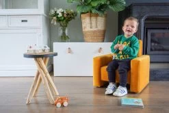 Ding Jamie Velvet Zwart Kinderfauteuil DI-34203 -Kinderkraft Winkel mamaloes ding jamie 05 5