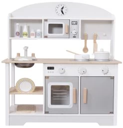 Kinderkraft Winkel 31 Eco Toys Grijs Moderne Houten Kinderkeuken HC491072