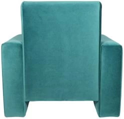 Ding Jamie Velvet Petrol Kinderfauteuil DI-34205 -Kinderkraft Winkel mamaloes kinderfauteuil velvet turquoise 03k