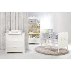Ledikant Uil Wit 60x120 Cm -Kinderkraft Winkel mamaloes uil wit babykamer 4 1