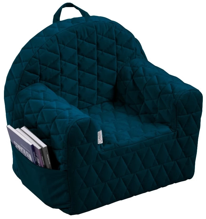 Albero Mio Velvet Navy Kinderfauteuil 3 Albero Mio Velvet Navy Kinderfauteuil