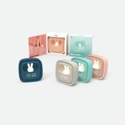 MOB Billy Roze Klok En Nachtlampje BILLY-PK-01 -Kinderkraft Winkel mob billy klok en nachtlampje sfeer 2