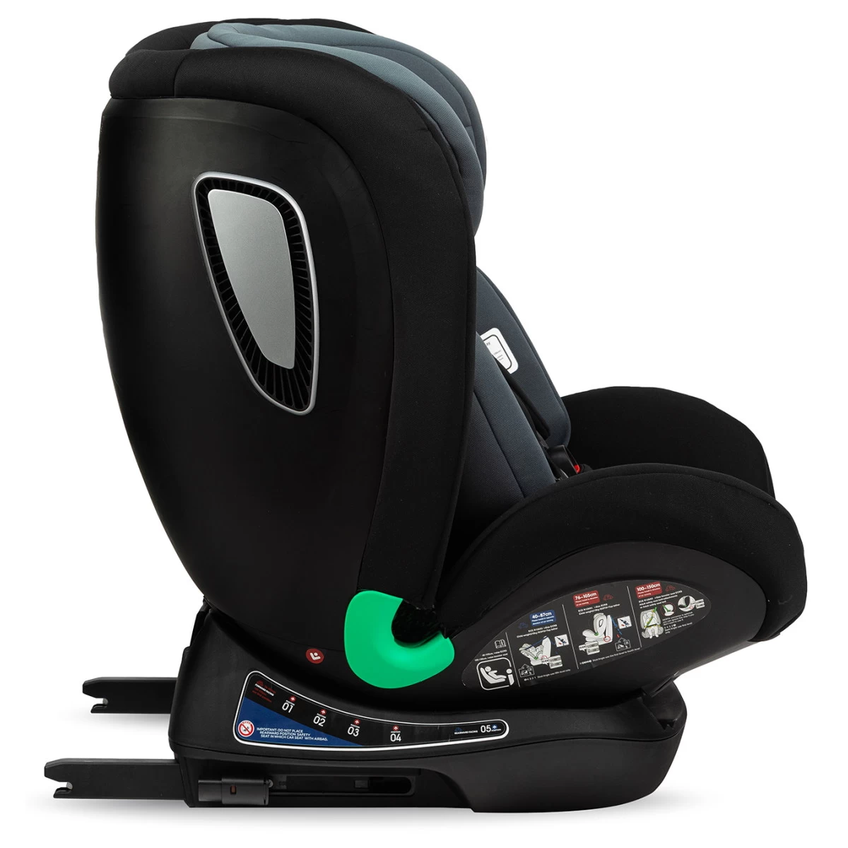 Momi Urso Black 40-150 Cm I-Size Autostoel FOSA00022 - Afbeelding 4