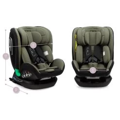 Momi Urso Khaki 40-150 Cm I-Size Autostoel FOSA00023 -Kinderkraft Winkel momi urso khaki 40 150 cm i size autostoel fosa00023 15