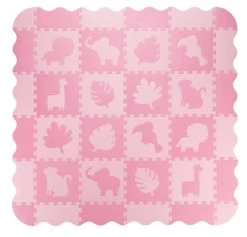Momi Zawi Pink Schuimrubberen Puzzelmat Met Rand MAED00012 -Kinderkraft Winkel momi zawi pink schuimrubberen puzzelmat met rand maed00012 4