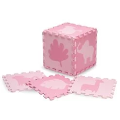 Momi Zawi Pink Schuimrubberen Puzzelmat Met Rand MAED00012 -Kinderkraft Winkel momi zawi pink schuimrubberen puzzelmat met rand maed00012 5