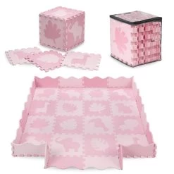 Momi Zawi Pink Schuimrubberen Puzzelmat Met Rand MAED00012 -Kinderkraft Winkel momi zawi pink schuimrubberen puzzelmat met rand maed00012 8