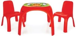 Pilsan King Rood Tafel Met Stoeltjes 03 422