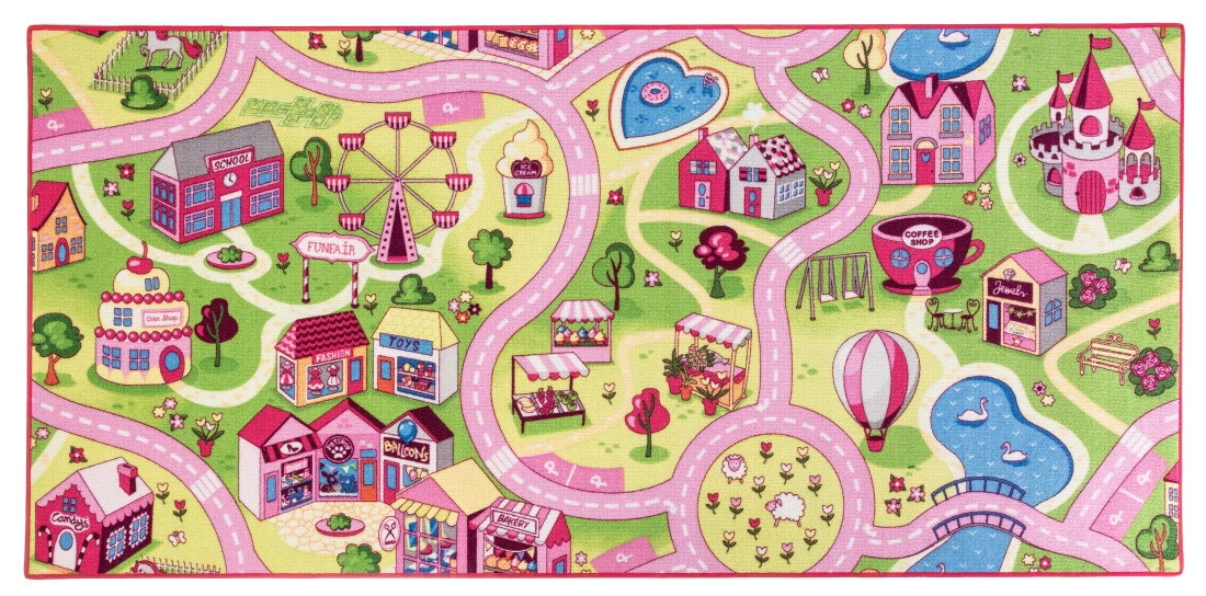 Rebel Roads Fairground Life 95x200 Cm Speelmat RSWTWGA26095200T01 3 Rebel Roads Fairground Life 95x200 Cm Speelmat RSWTWGA26095200T01