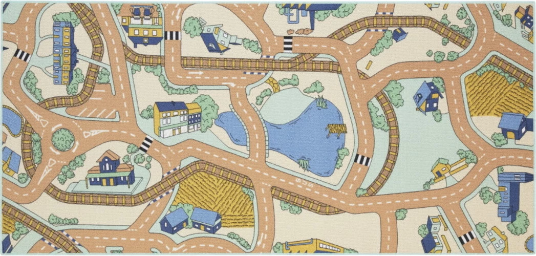 Rebel Roads Railroads Desert Mist 95x200 Cm Speelmat RPLYWGB32095200T01 3 Rebel Roads Railroads Desert Mist 95x200 Cm Speelmat RPLYWGB32095200T01