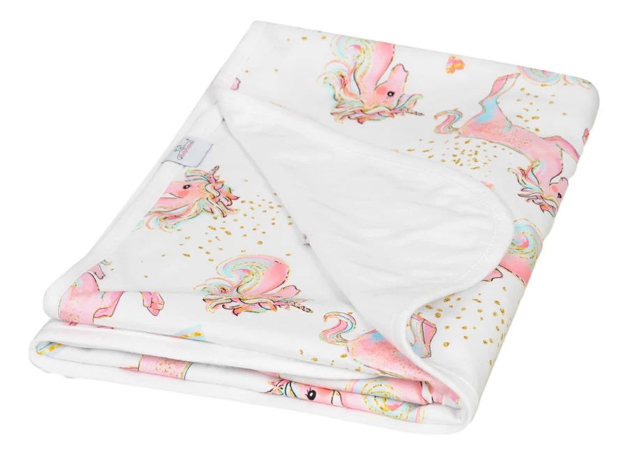 Babymatex Ines Unicorn 75x100 Cm Katoenen Wiegdeken TB0236_36 3 Babymatex Ines Unicorn 75x100 Cm Katoenen Wiegdeken TB0236_36