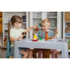 Tega Baby Teggi Grey/Old Rose/Turquoise Multifun 3-in-1 Tafel Met Twee Stoeltjes TI-011-174 10 Tega Baby Teggi Grey/Old Rose/Turquoise Multifun 3-in-1 Tafel Met Twee Stoeltjes TI-011-174 -Kinderkraft Winkel tega baby teggi turquoisenavygrey multifun 3 in 1 tafel 2