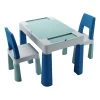 Tega Baby Teggi Turquoise/Navy/Grey Multifun 3-in-1 Tafel Met Twee Stoeltjes TI-011-173 2 Tega Baby Teggi Turquoise/Navy/Grey Multifun 3-in-1 Tafel Met Twee Stoeltjes TI-011-173 -Kinderkraft Winkel teggi turquoise navy grey set