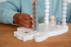 Tryco IJsbeer Houten Telraam TR-353002 -Kinderkraft Winkel tr 353002 tryco wooden polar bear abacus 01